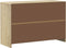 vidaXL - Dressoir - SAUDA - 114x43x75,5 - cm - massief - grenenhout - eikenkleurig