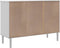 vidaXL - Dressoir - SENJA - 112x40x80 - cm - rattan - look - massief - grenenhout - wit