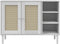 vidaXL - Dressoir - SENJA - 112x40x80 - cm - rattan - look - massief - grenenhout - wit