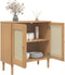 vidaXL - Dressoir - SENJA - 80x35x80 - cm - rattan - look - massief - grenenhout - bruin