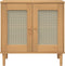 vidaXL - Dressoir - SENJA - 80x35x80 - cm - rattan - look - massief - grenenhout - bruin