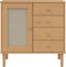 vidaXL - Dressoir - SENJA - 80x40x80 - cm - rattan - look - massief - grenenhout - bruin
