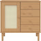 vidaXL - Dressoir - SENJA - 80x40x80 - cm - rattan - look - massief - grenenhout - bruin
