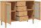 vidaXL - Dressoir - SENJA - rattan-look - 112x40x80 - cm - grenenhout - bruin