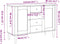 vidaXL - Dressoir - SENJA - rattan-look - 112x40x80 - cm - massief - grenenhout - wit
