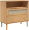 vidaXL - Dressoir - SENJA - rattan-look - 80x40x80 - cm - massief - grenenhout - bruin