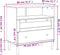 vidaXL - Dressoir - SENJA - rattan-look - 80x40x80 - cm - massief - grenenhout - bruin