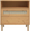 vidaXL - Dressoir - SENJA - rattan-look - 80x40x80 - cm - massief - grenenhout - bruin