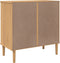 vidaXL - Dressoir - SENJA - rattan-look - 80x40x80 - cm - massief - grenenhout - bruin