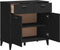 vidaXL - Dressoir - VIKEN - 80x40x80 - cm - massief - grenenhout - zwart