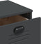 vidaXL - Dressoir - VIKEN - 80x40x80 - cm - massief - grenenhout - antracietgrijs