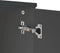 vidaXL - Dressoir - VIKEN - 80x40x80 - cm - massief - grenenhout - antracietgrijs