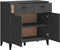 vidaXL - Dressoir - VIKEN - 80x40x80 - cm - massief - grenenhout - antracietgrijs