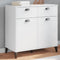 vidaXL - Dressoir - VIKEN - 80x40x80 - cm - massief - grenenhout - wit