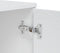 vidaXL - Dressoir - VIKEN - 80x40x80 - cm - massief - grenenhout - wit