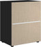 vidaXL - Dressoir - VISNES - 60x40x73 - cm - bewerkt - hout - zwart