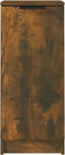 vidaXL - Dressoirs - 2 - st - 30x30x70 - cm - bewerkt - hout - gerookt - eikenkleurig