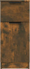 vidaXL - Dressoirs - 2 - st - 30x30x70 - cm - bewerkt - hout - gerookt - eikenkleurig