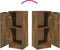 vidaXL - Dressoirs - 2 - st - 30x30x70 - cm - bewerkt - hout - gerookt - eikenkleurig