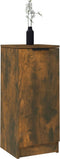 vidaXL - Dressoirs - 2 - st - 30x30x70 - cm - bewerkt - hout - gerookt - eikenkleurig