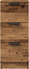 vidaXL - Dressoirs - 2 - st - 30x30x70 - cm - bewerkt - hout - oud - houtkleurig