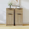 vidaXL - Dressoirs - 2 - st - 30x30x70 - cm - bewerkt - hout - sonoma - eikenkleurig