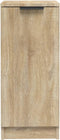 vidaXL - Dressoirs - 2 - st - 30x30x70 - cm - bewerkt - hout - sonoma - eikenkleurig