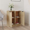 vidaXL - Dressoirs - 2 - st - 30x30x70 - cm - bewerkt - hout - sonoma - eikenkleurig