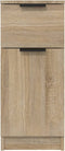 vidaXL - Dressoirs - 2 - st - 30x30x70 - cm - bewerkt - hout - sonoma - eikenkleurig