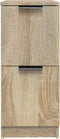 vidaXL - Dressoirs - 2 - st - 30x30x70 - cm - bewerkt - hout - sonoma - eikenkleurig