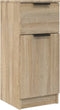 vidaXL - Dressoirs - 2 - st - 30x30x70 - cm - bewerkt - hout - sonoma - eikenkleurig