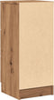 vidaXL - Dressoirs - 2 - st - 30x30x70 - cm - bewerkt - hout - artisanaal - eikenkleur