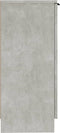 vidaXL - Dressoirs - 2 - st - 30x30x70 - cm - bewerkt - hout - betongrijs