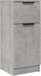 vidaXL - Dressoirs - 2 - st - 30x30x70 - cm - bewerkt - hout - betongrijs