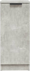 vidaXL - Dressoirs - 2 - st - 30x30x70 - cm - bewerkt - hout - betongrijs