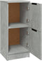 vidaXL - Dressoirs - 2 - st - 30x30x70 - cm - bewerkt - hout - betongrijs
