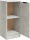 vidaXL - Dressoirs - 2 - st - 30x30x70 - cm - bewerkt - hout - betongrijs