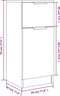 vidaXL - Dressoirs - 2 - st - 30x30x70 - cm - bewerkt - hout - wit