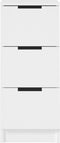 vidaXL - Dressoirs - 2 - st - 30x30x70 - cm - bewerkt - hout - wit