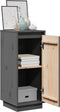 vidaXL - Dressoirs - 2 - st - 31,5x34x75 - cm - massief - grenenhout - grijs