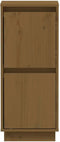 vidaXL - Dressoirs - 2 - st - 31,5x34x75 - cm - massief - grenenhout - honingbruin