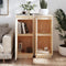 vidaXL - Dressoirs - 2 - st - 31,5x34x75 - cm - massief - grenenhout