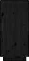 vidaXL - Dressoirs - 2 - st - 31,5x34x75 - cm - massief - grenenhout - zwart