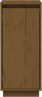 vidaXL - Dressoirs - 2 - st - 31,5x34x75 - cm - massief - grenenhout - honingbruin