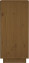 vidaXL - Dressoirs - 2 - st - 31,5x34x75 - cm - massief - grenenhout - honingbruin