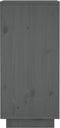 vidaXL - Dressoirs - 2 - st - 31,5x34x75 - cm - massief - grenenhout - grijs