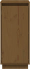 vidaXL - Dressoirs - 2 - st - 31,5x34x75 - cm - massief - grenenhout - honingbruin