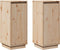 vidaXL - Dressoirs - 2 - st - 31,5x34x75 - cm - massief - grenenhout