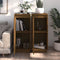 vidaXL - Dressoirs - 2 - st - 31,5x34x75 - cm - massief - grenenhout - honingbruin
