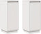 vidaXL - Dressoirs - 2 - st - 31,5x34x75 - cm - massief - grenenhout - wit